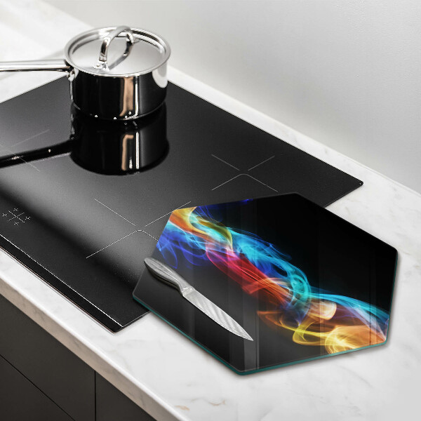 Tabla de cortar de vidrio Humo colorido