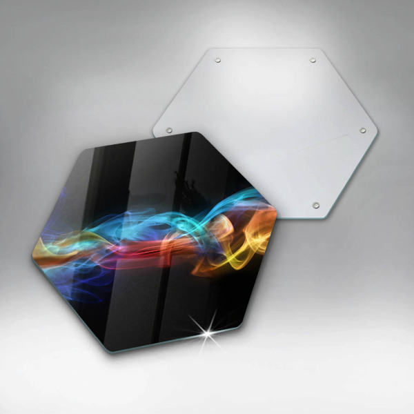 Tabla de cortar de vidrio Humo colorido