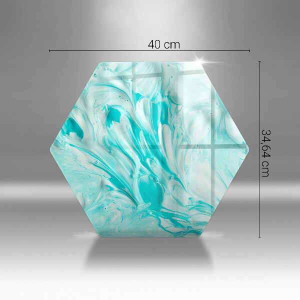 Tabla de cortar de vidrio Pinturas de abstraccion