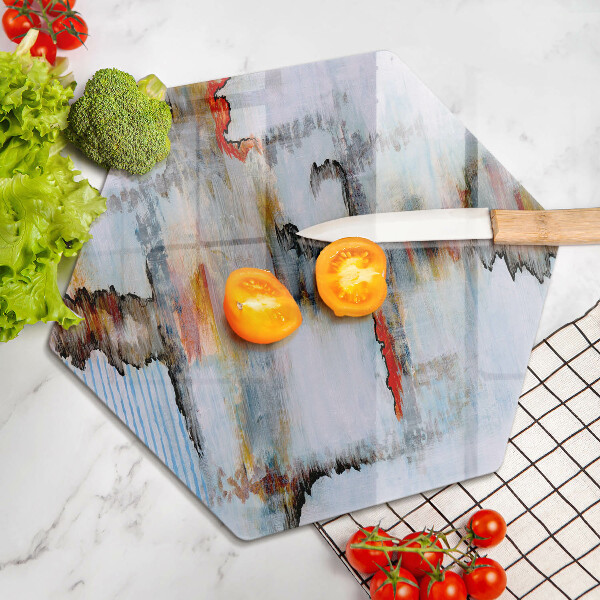 Tabla de cortar de vidrio Pinturas de abstraccion