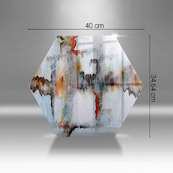 Tabla de cortar de vidrio Pinturas de abstraccion