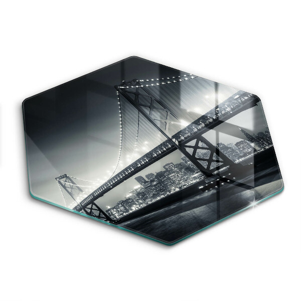 Tabla de cortar de vidrio Puente benjamín franklin