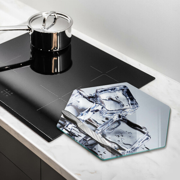 Tabla de cortar de vidrio Cubos de hielo