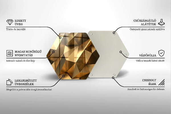 Tabla de cortar de vidrio Fondo de abstracción de estructura