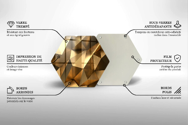 Tabla de cortar de vidrio Fondo de abstracción de estructura