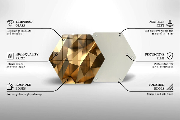Tabla de cortar de vidrio Fondo de abstracción de estructura