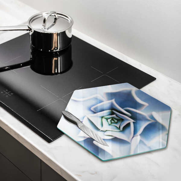 Tabla de cortar de vidrio Planta de flores