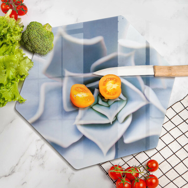 Tabla de cortar de vidrio Planta de flores