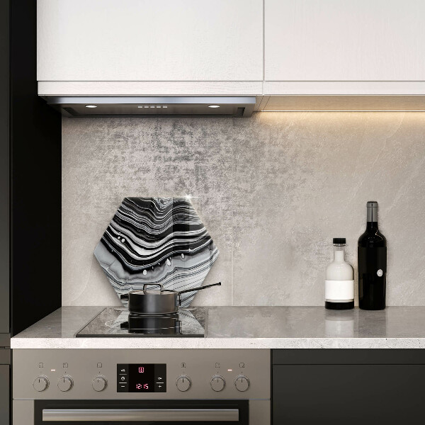 Tabla de cortar de vidrio Abstracción de tinta