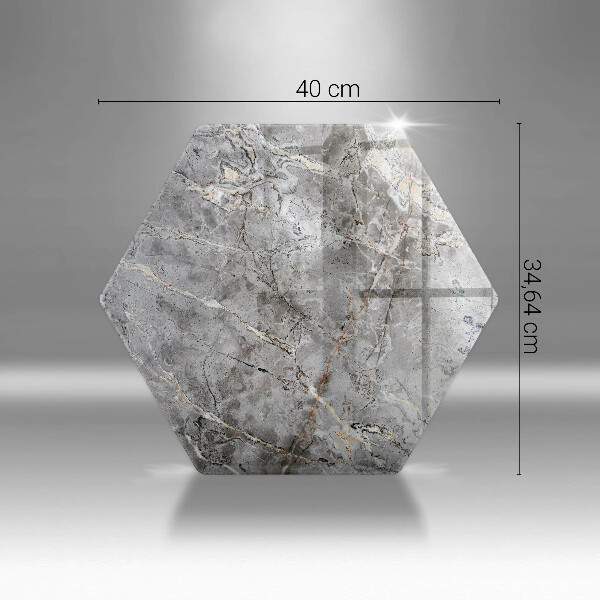 Tabla de cortar de vidrio Textura de piedra