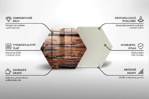 Tabla de cortar de vidrio Tableros de madera decorativos