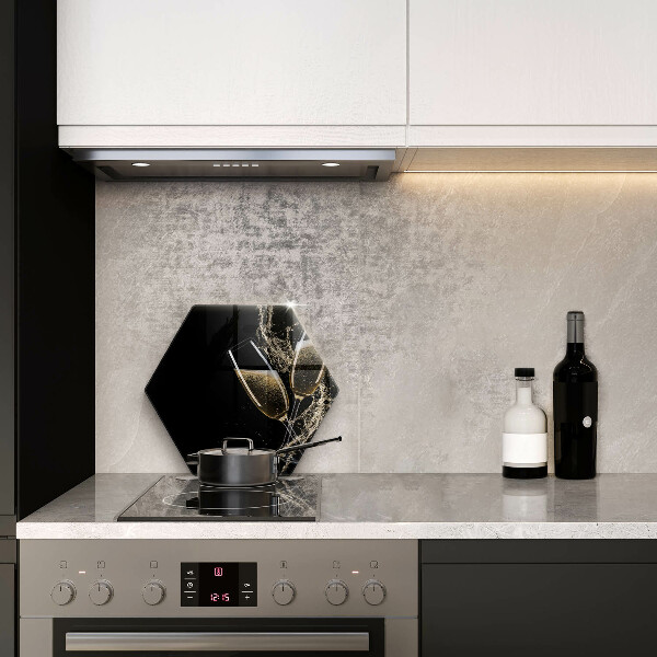 Tabla de cortar de vidrio Copas de champán