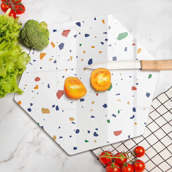 Tabla de cortar de vidrio Gres colorido