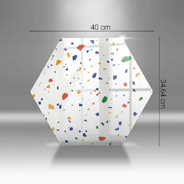Tabla de cortar de vidrio Gres colorido