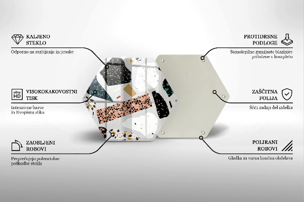 Tabla de cortar de vidrio Gres