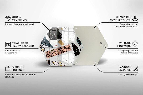 Tabla de cortar de vidrio Gres