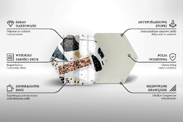 Tabla de cortar de vidrio Gres