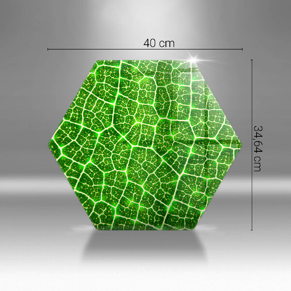 Tabla de cortar de vidrio Estructura de la hoja