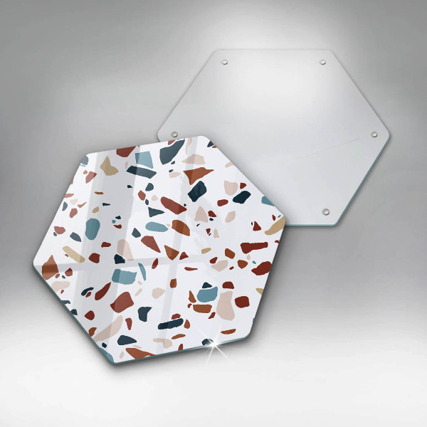 Tabla de cortar de vidrio Piedra decorativa