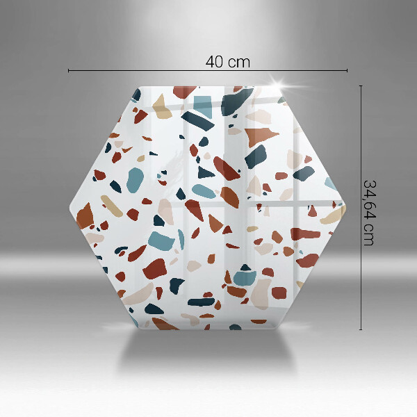 Tabla de cortar de vidrio Piedra decorativa