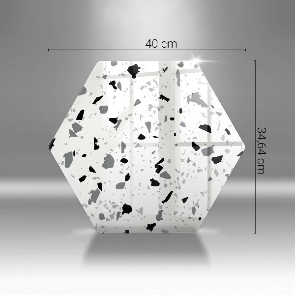 Tabla de cortar de vidrio Gres decorativo