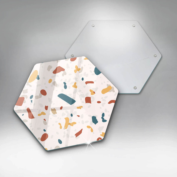 Tabla de cortar de vidrio Gres decorativo