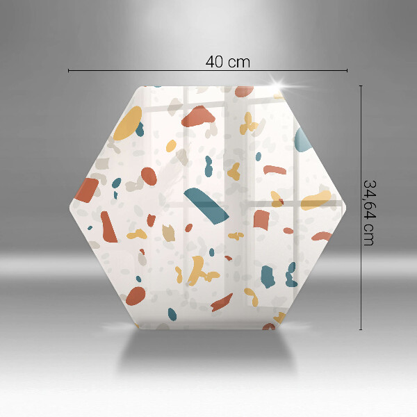 Tabla de cortar de vidrio Gres decorativo