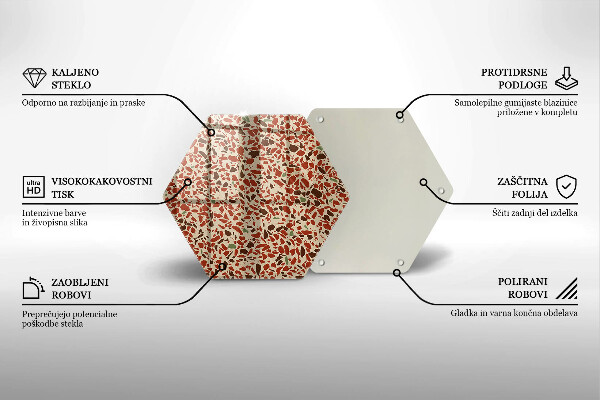 Tabla de cortar de vidrio Gres fino