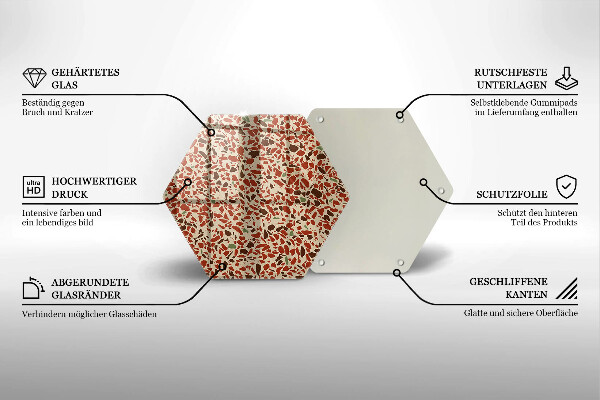 Tabla de cortar de vidrio Gres fino