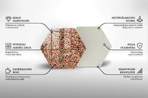 Tabla de cortar de vidrio Gres fino