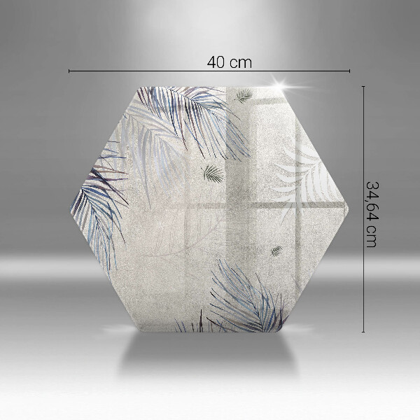 Tabla de cortar de vidrio Hojas sutiles