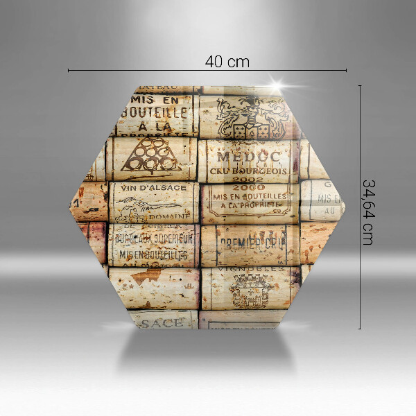 Tabla de cortar de vidrio Corchos de vino viejos