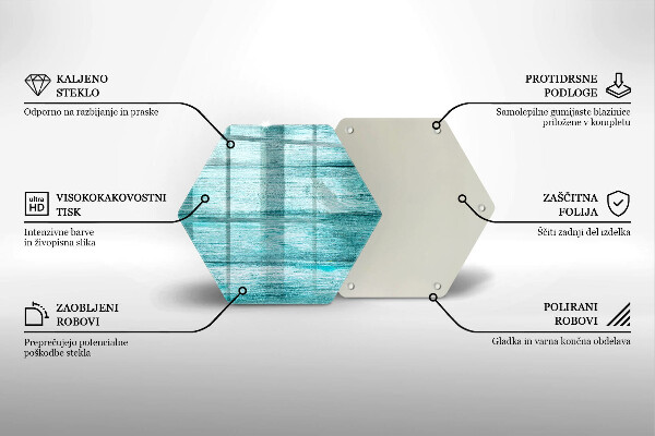Tabla de cortar de vidrio Tableros de madera antiguos