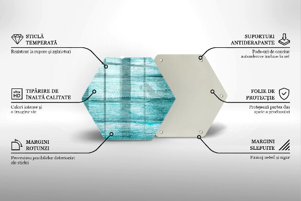 Tabla de cortar de vidrio Tableros de madera antiguos