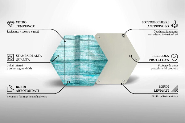 Tabla de cortar de vidrio Tableros de madera antiguos