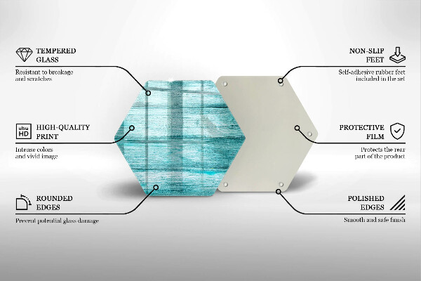 Tabla de cortar de vidrio Tableros de madera antiguos