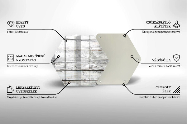 Tabla de cortar de vidrio Tableros de madera brillantes