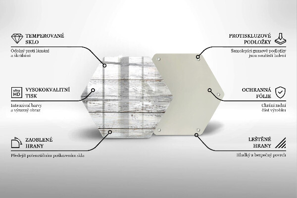 Tabla de cortar de vidrio Tableros de madera brillantes