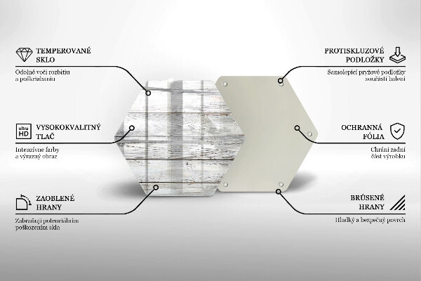 Tabla de cortar de vidrio Tableros de madera brillantes