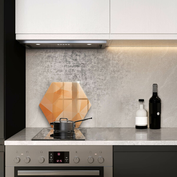 Tabla de cortar de vidrio Fondo geométrico