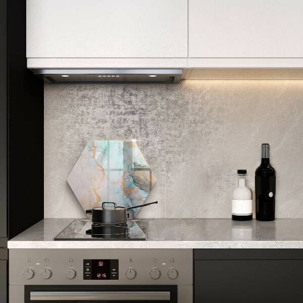 Tabla de cortar de vidrio Abstracción de mármol