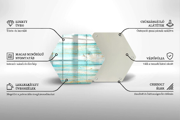 Tabla de cortar de vidrio Tableros de madera antiguos