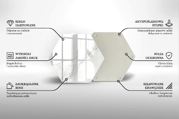 Tabla de cortar de vidrio Fondo de piedra de mármol