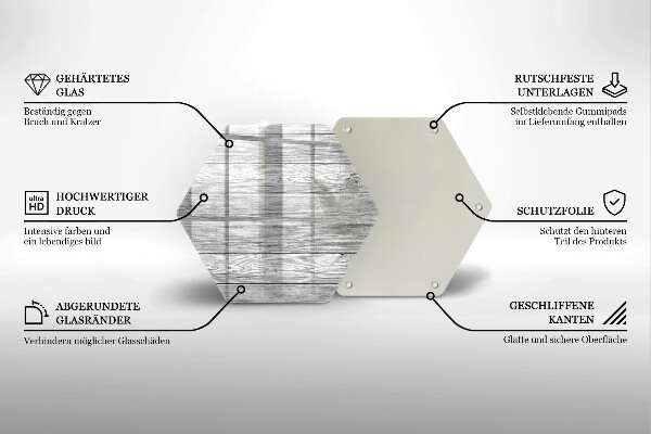 Tabla de cortar de vidrio Tableros de madera viejos