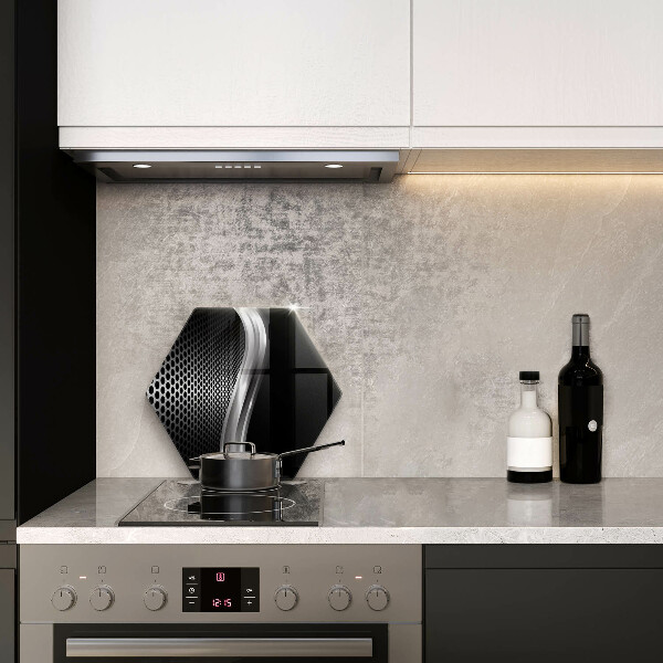 Tabla de cortar de vidrio Estructura metálica