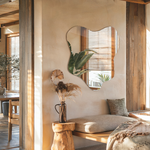 Espejo mancha irregular 48x48 cm