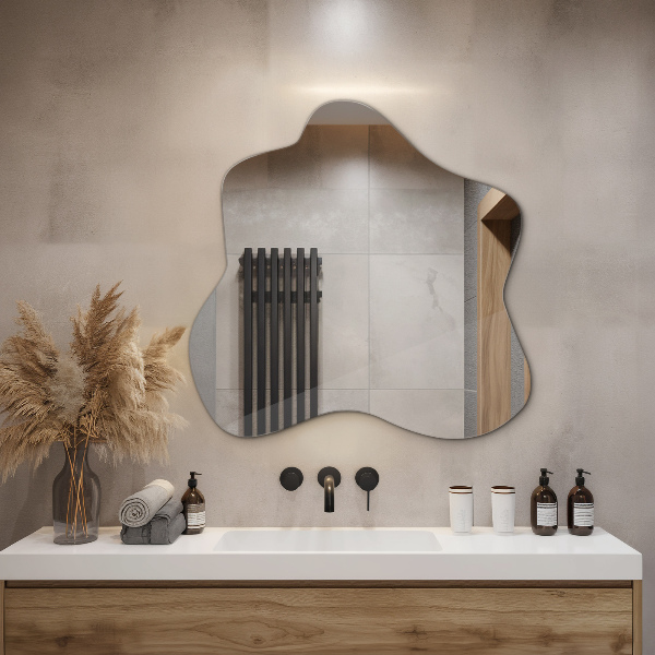 Espejo mancha irregular 77x77 cm