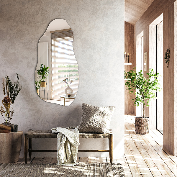 Espejo irregular decorativo para la pared 40x80