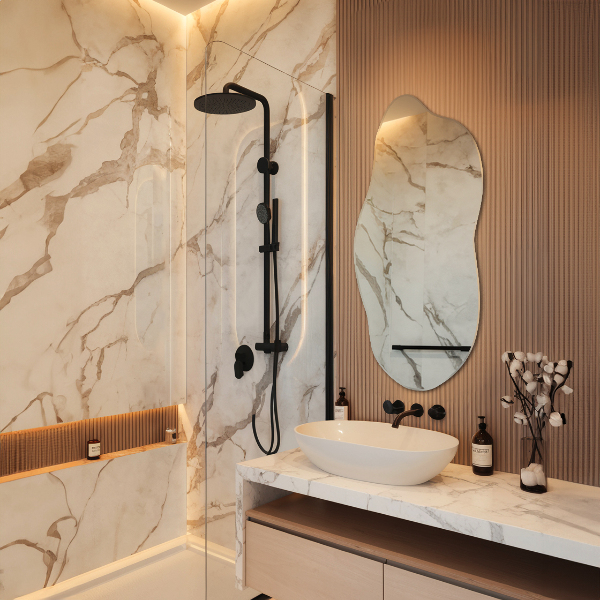 Espejo con forma original moderno 45x100 cm