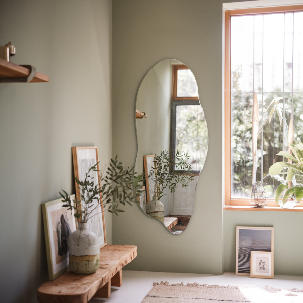 Espejo con forma original moderno 45x100 cm